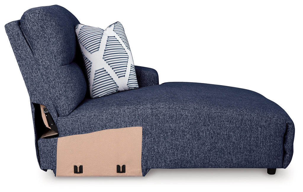 Acklen Place Navy 3-Piece Power Reclining Sectional