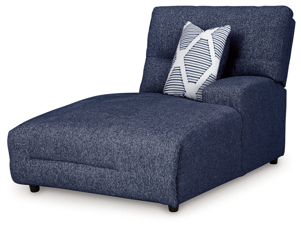 Acklen Place Navy 3-Piece Power Reclining Sectional