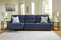 Acklen Place Navy 3-Piece Power Reclining Sectional Sofa