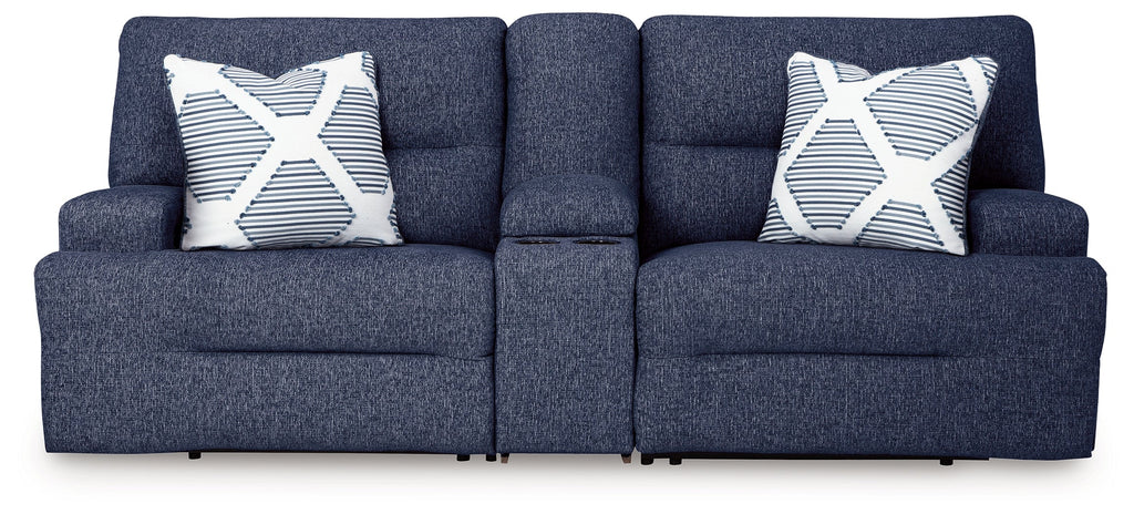 Acklen Place Navy 3-Piece Sectional