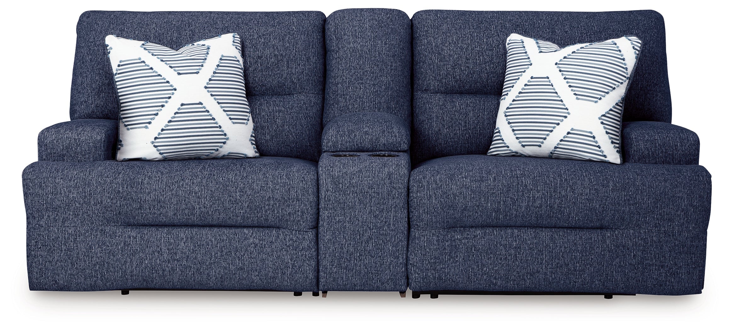 Acklen Place Navy 3-Piece Sectional