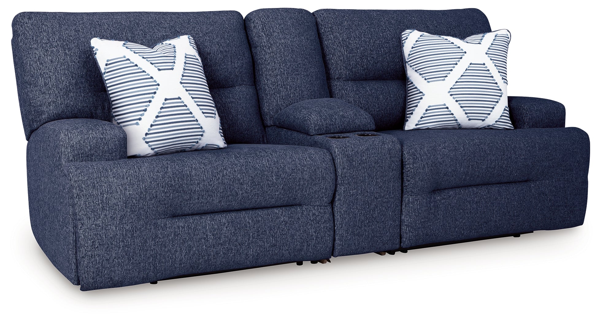 Acklen Place Navy 3-Piece Sectional