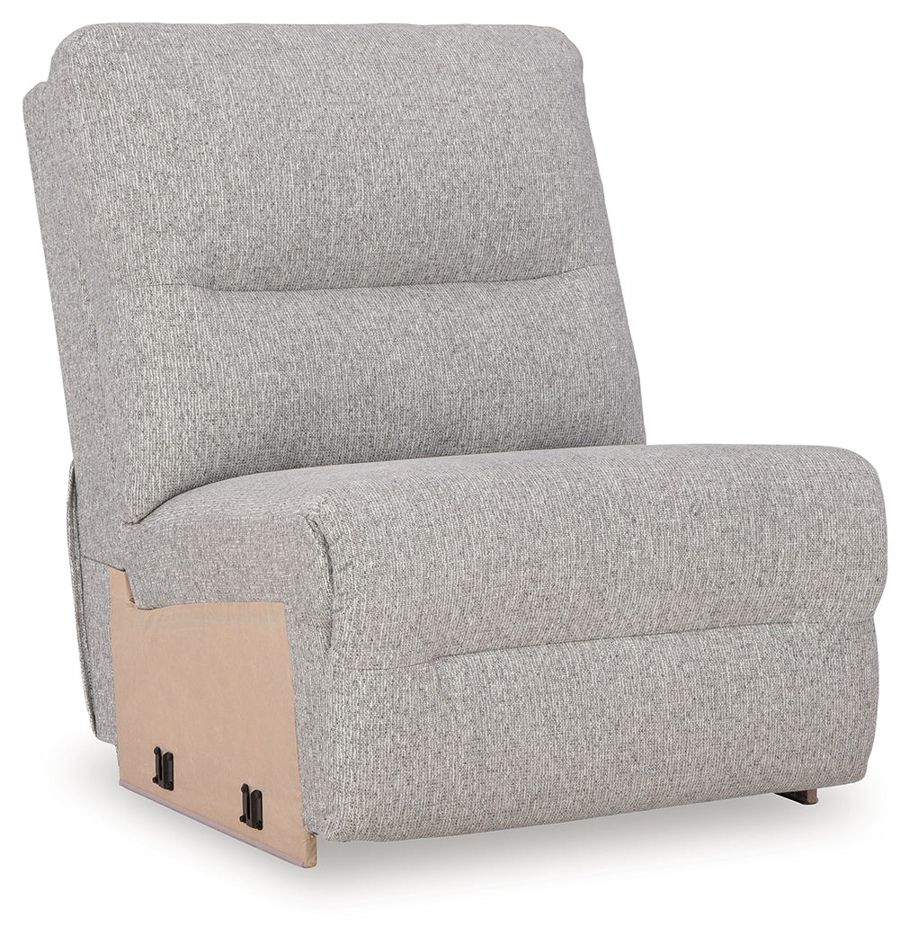 Acklen Place Pewter 6-Piece Power Reclining Sectional