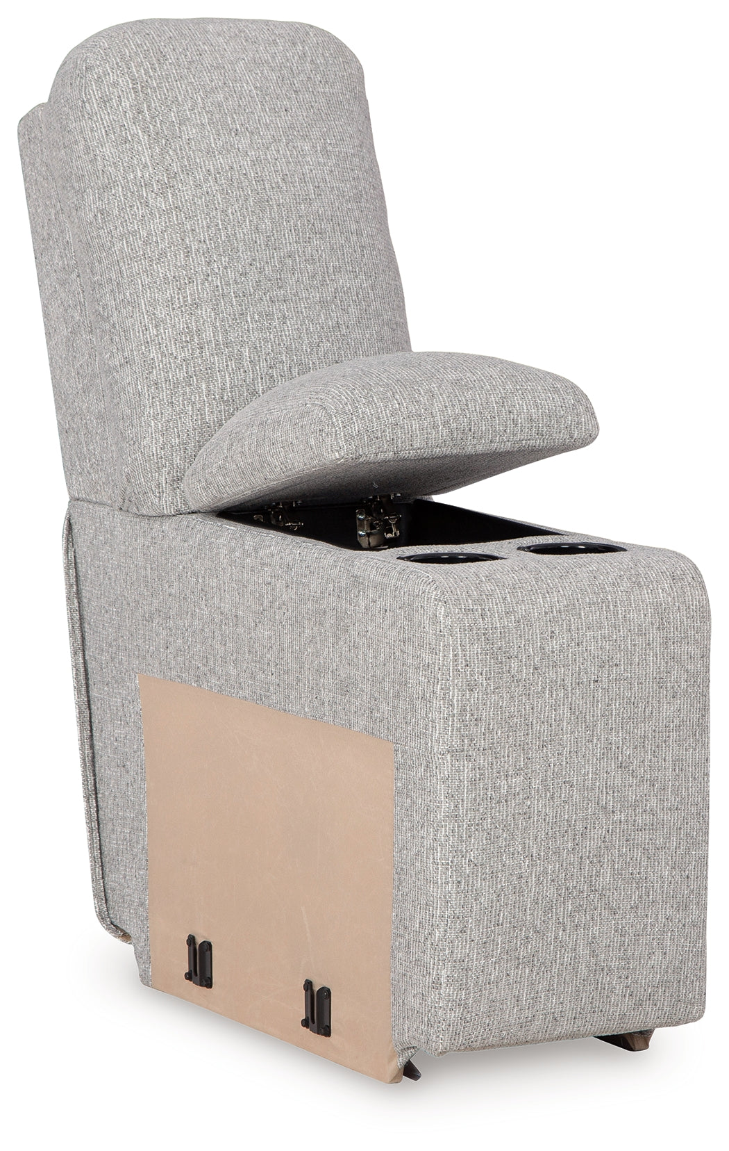 Acklen Place Pewter 6-Piece Power Reclining Sectional