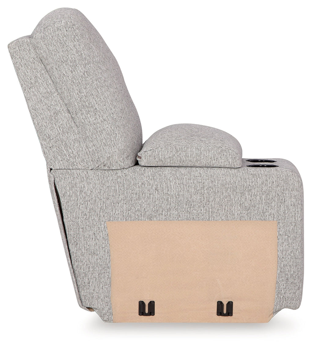 Acklen Place Pewter 6-Piece Power Reclining Sectional