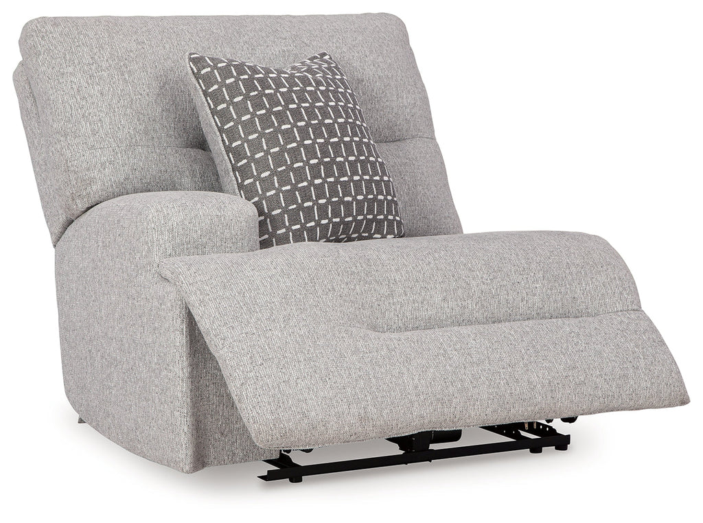 Acklen Place Pewter 6-Piece Power Reclining Sectional