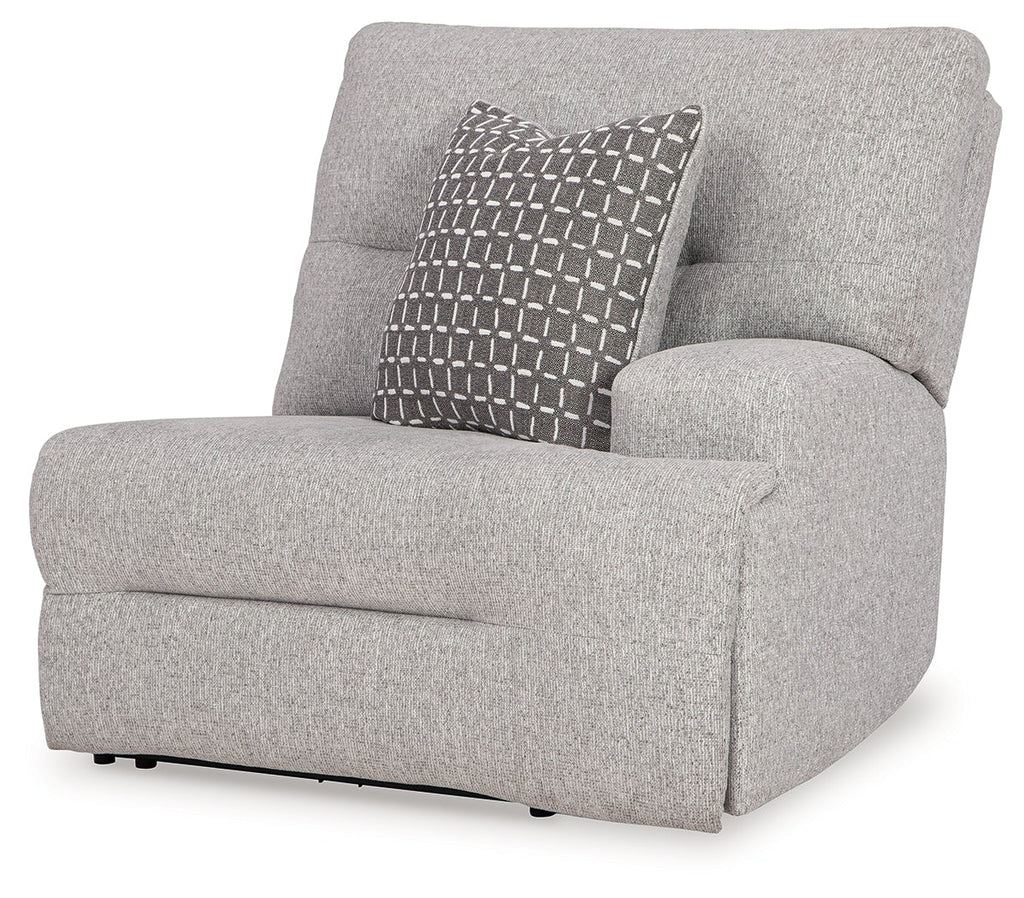 Acklen Place Pewter 6-Piece Power Reclining Sectional