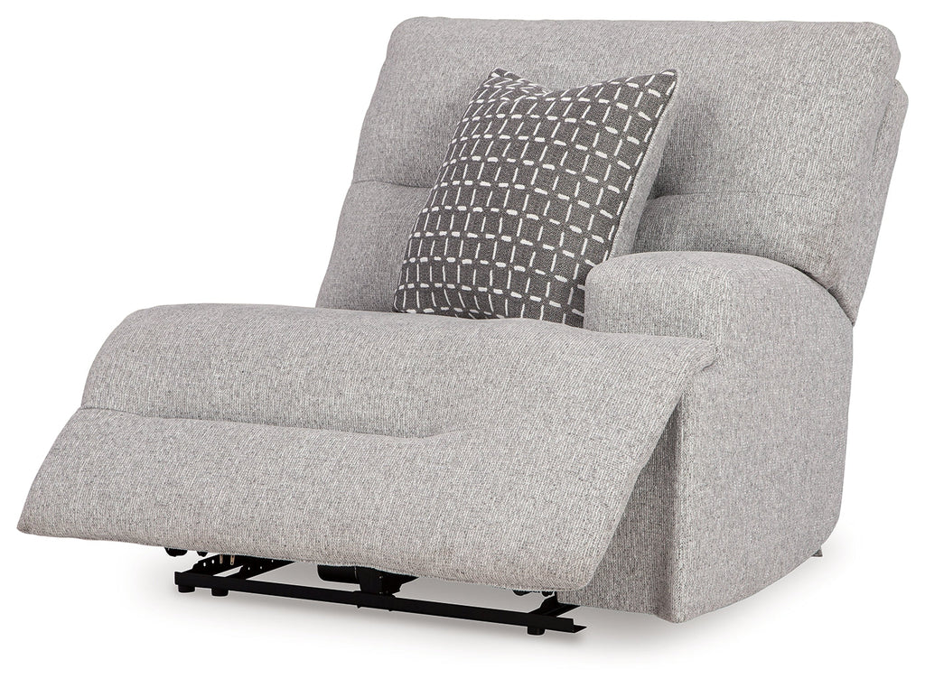 Acklen Place Pewter 6-Piece Power Reclining Sectional