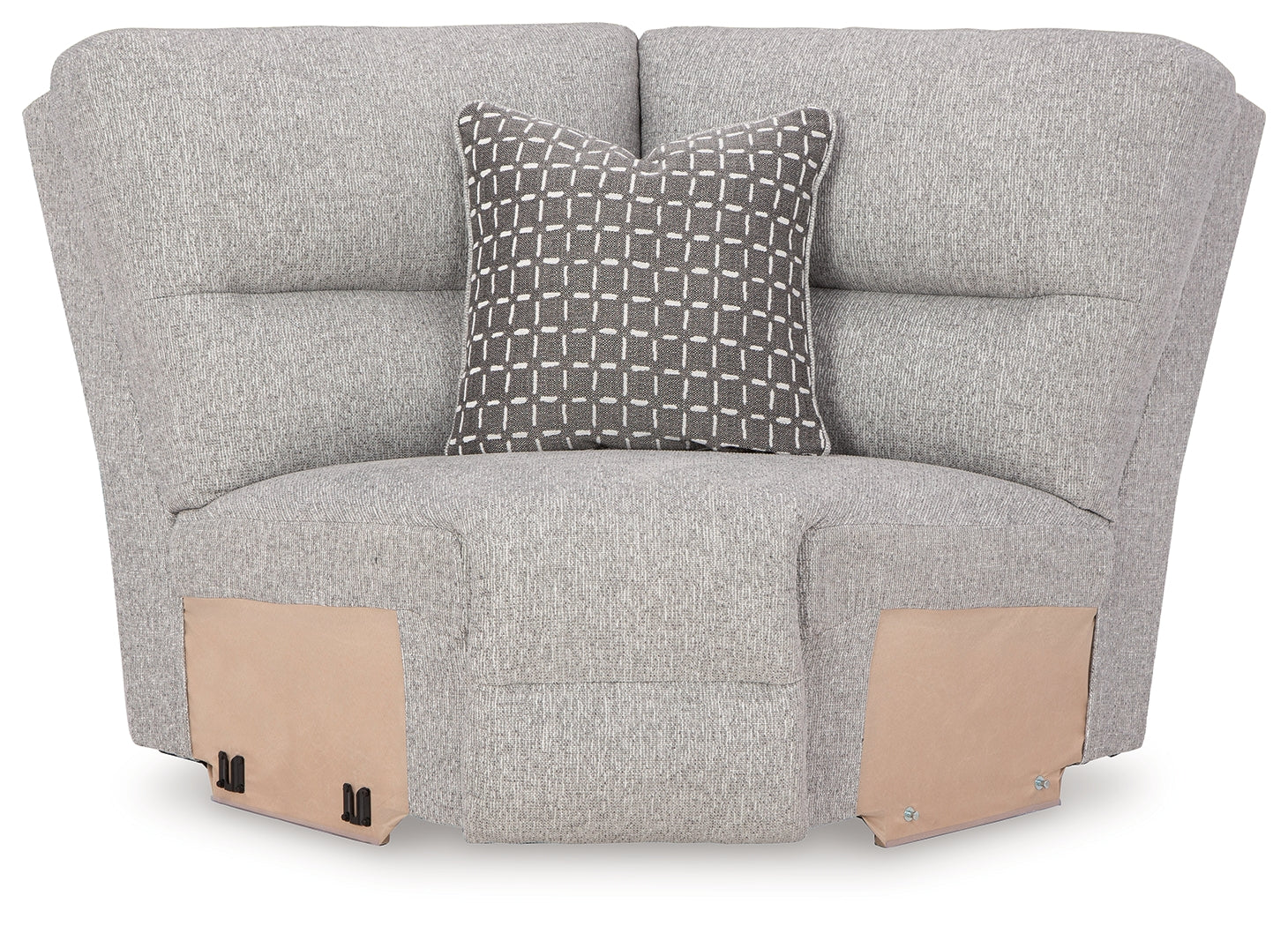 Acklen Place 7 Pc Power Sectional Reclining Sofa, Pewter