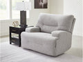 Acklen Place Pewter Wide Seat Power Recliner