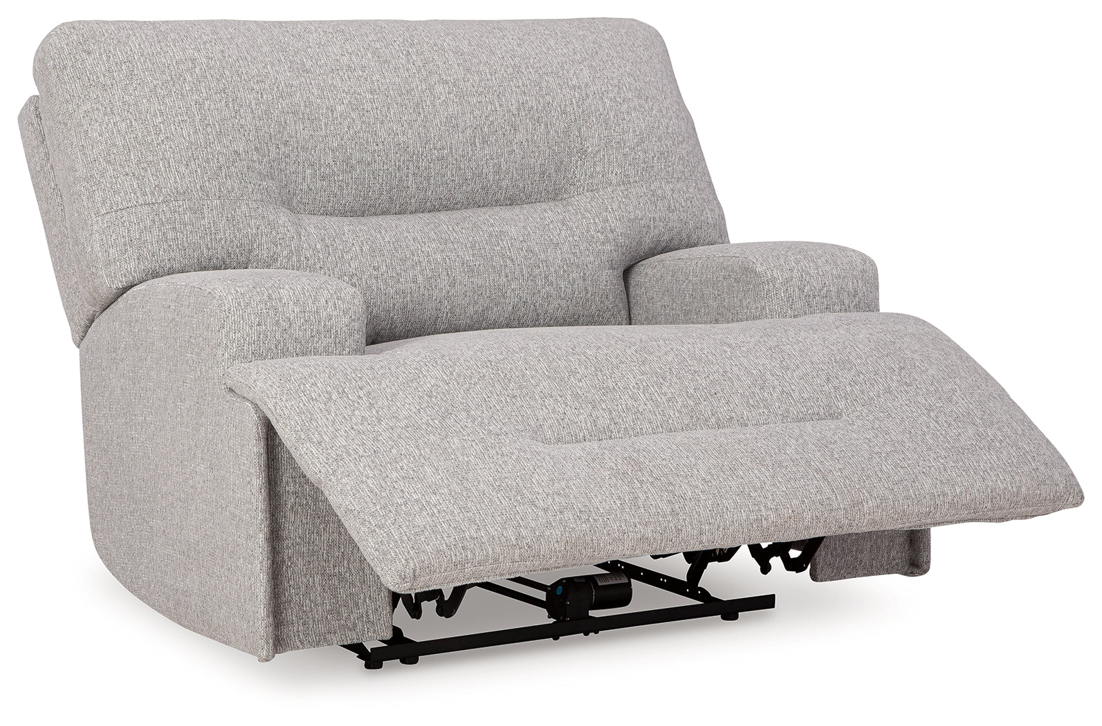 Acklen Place Pewter Wide Seat Power Recliner