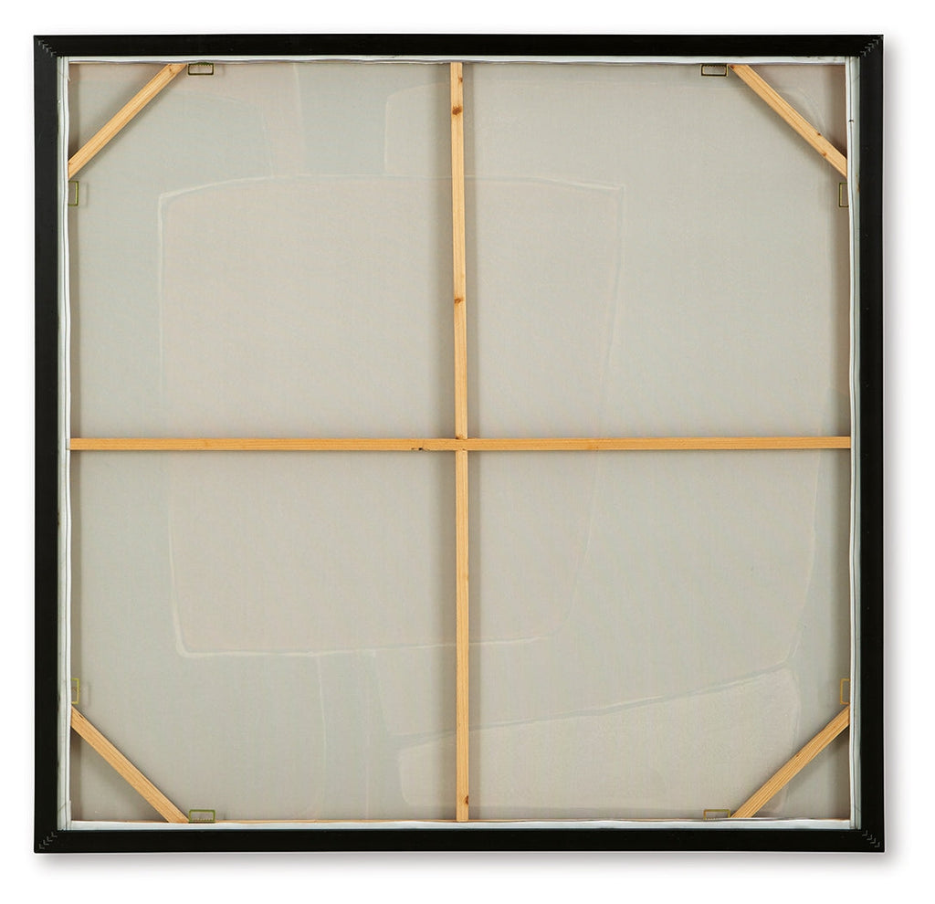 Actman Cream/Brown/Gray Wall Art