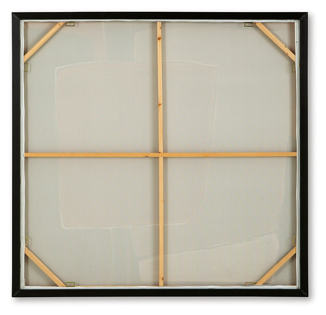 Actman Cream/Brown/Gray Wall Art