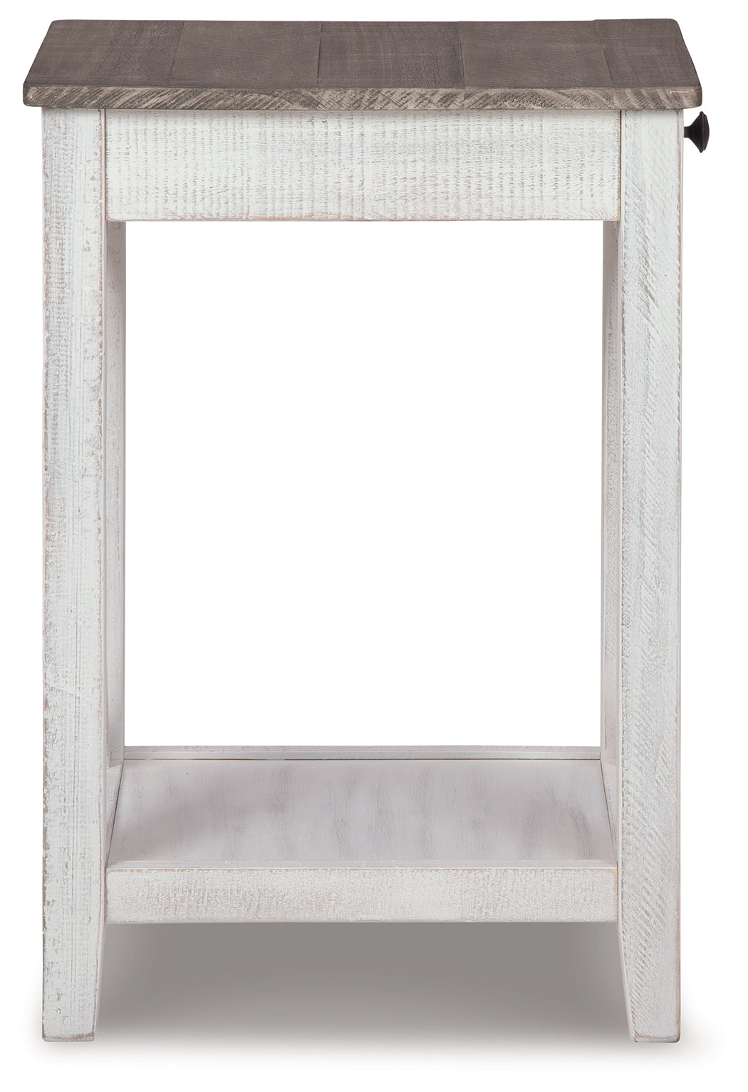 Adalane White & Gray Accent Table