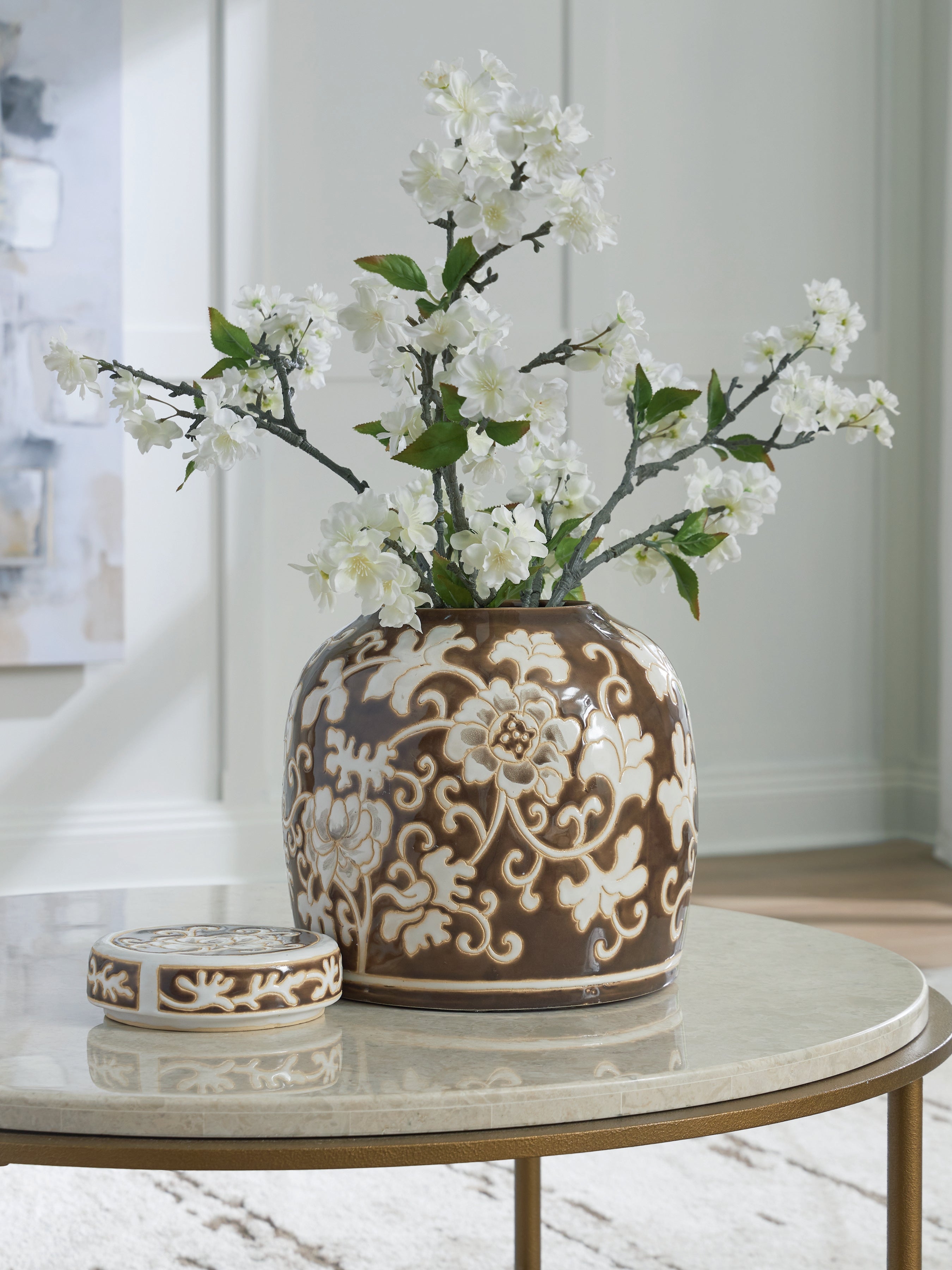 Adalham Brown/Cream Jar