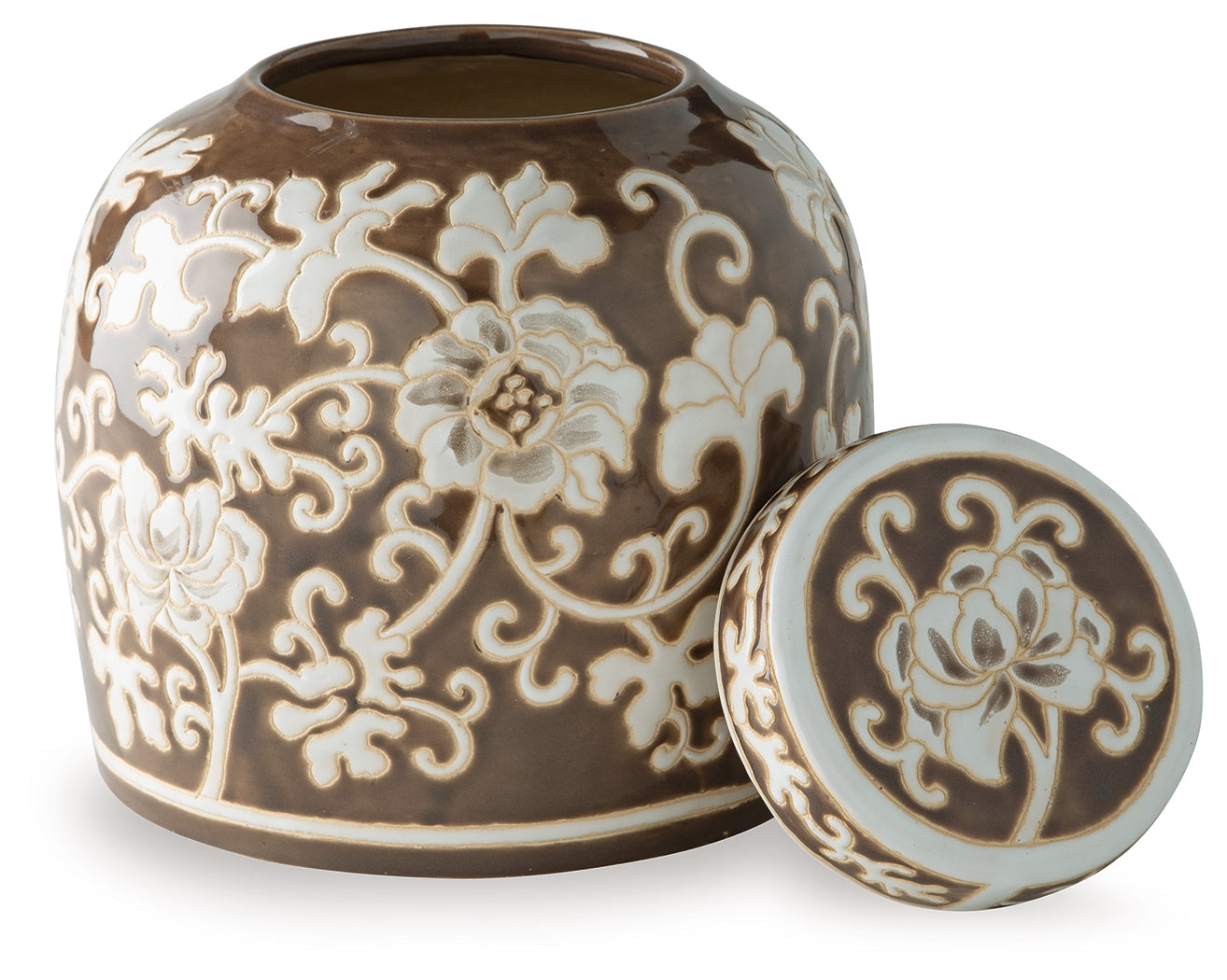 Adalham Brown/Cream Jar
