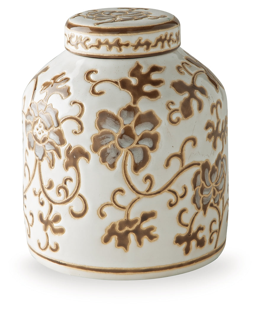 Adalham Cream/Brown Jar