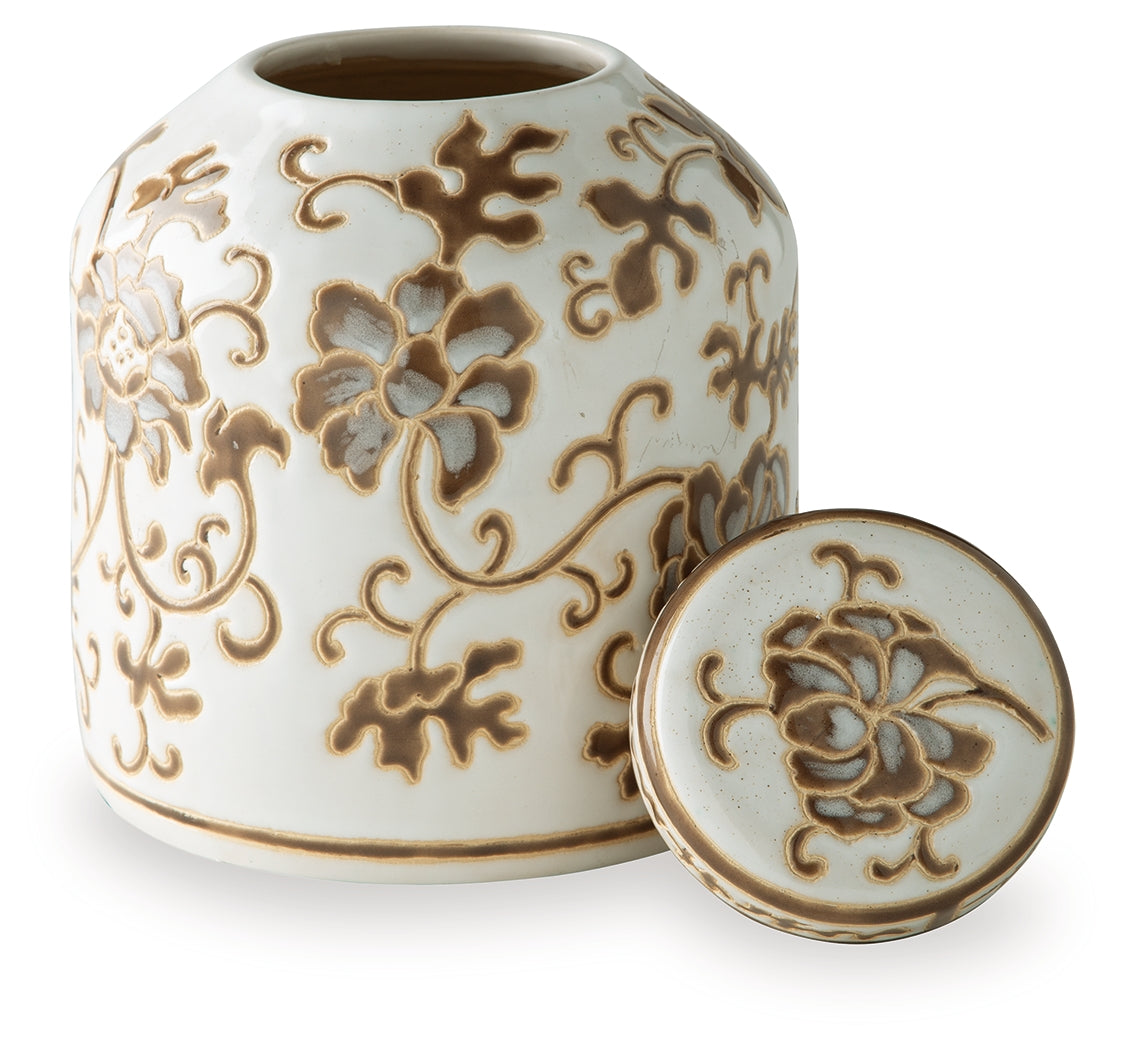 Adalham Cream/Brown Jar