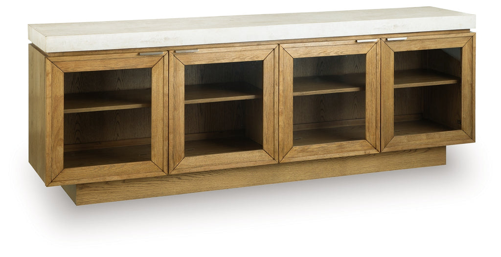 Adanworth Light Brown/Gray Accent Cabinet