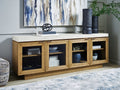 Adanworth Light Brown/Gray Accent Cabinet