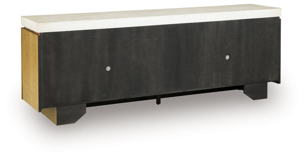 Adanworth Light Brown/Gray Accent Cabinet