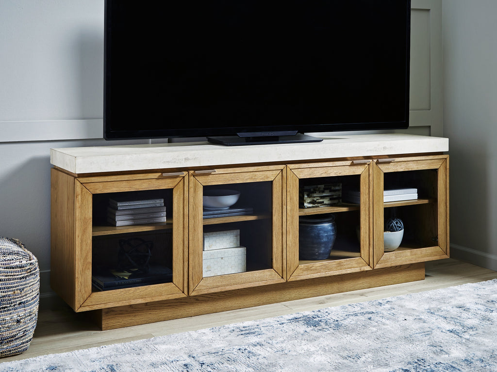Adanworth Light Brown/Gray Accent Cabinet