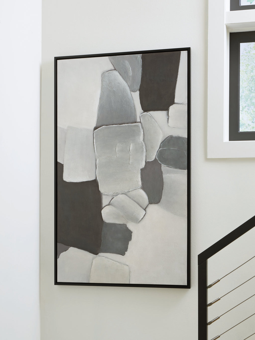 Adilson White/Gray/Black Wall Art