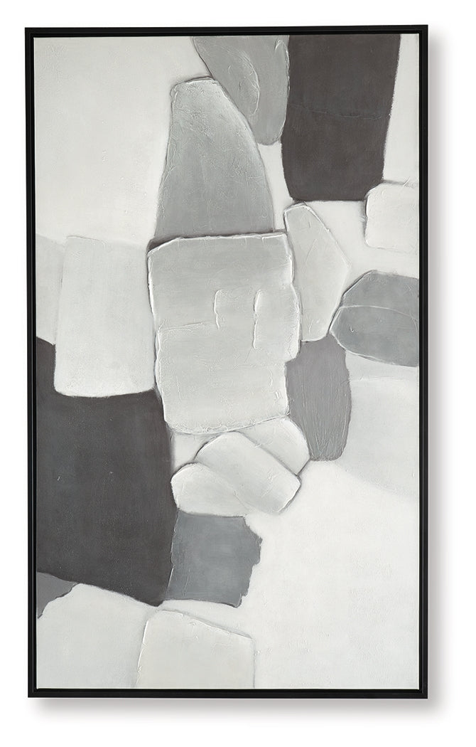 Adilson White/Gray/Black Wall Art