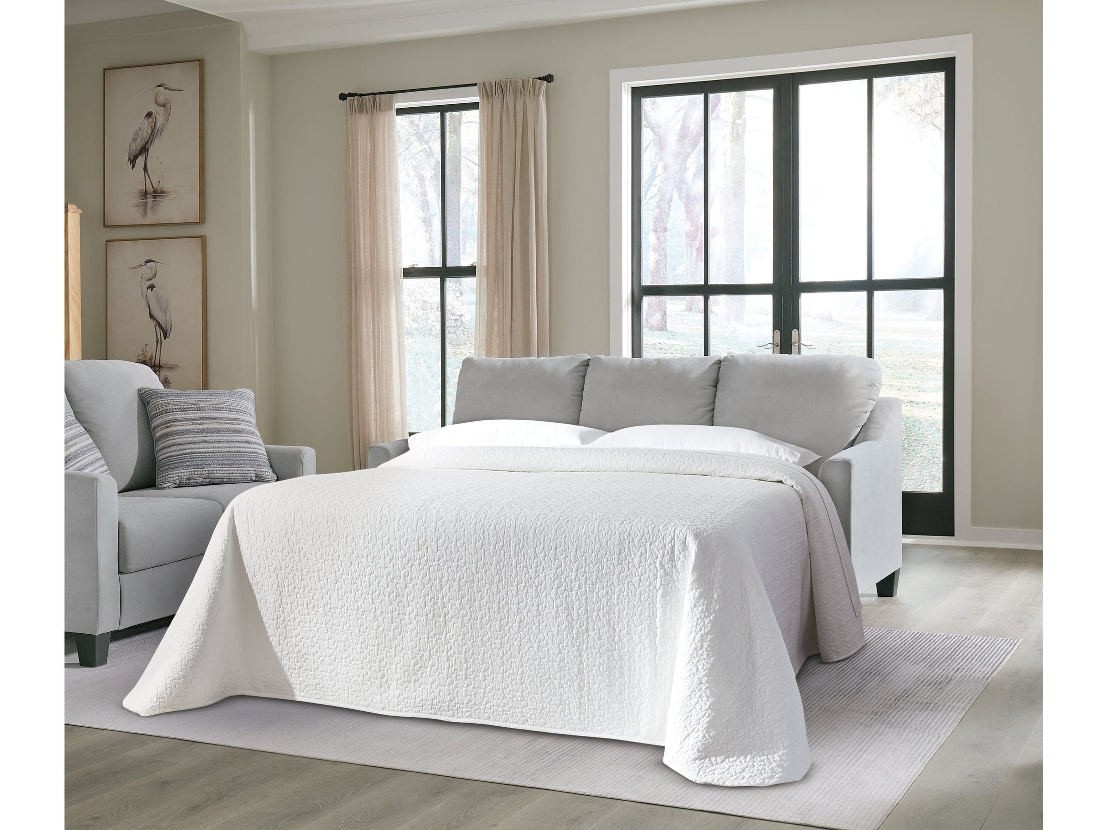 Adlai Gray Queen Sofa Sleeper