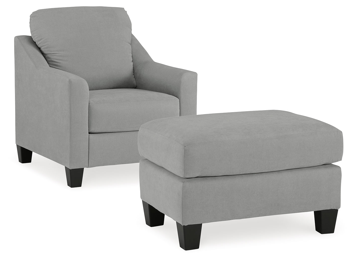 Adlai Shadow Chair & Ottoman