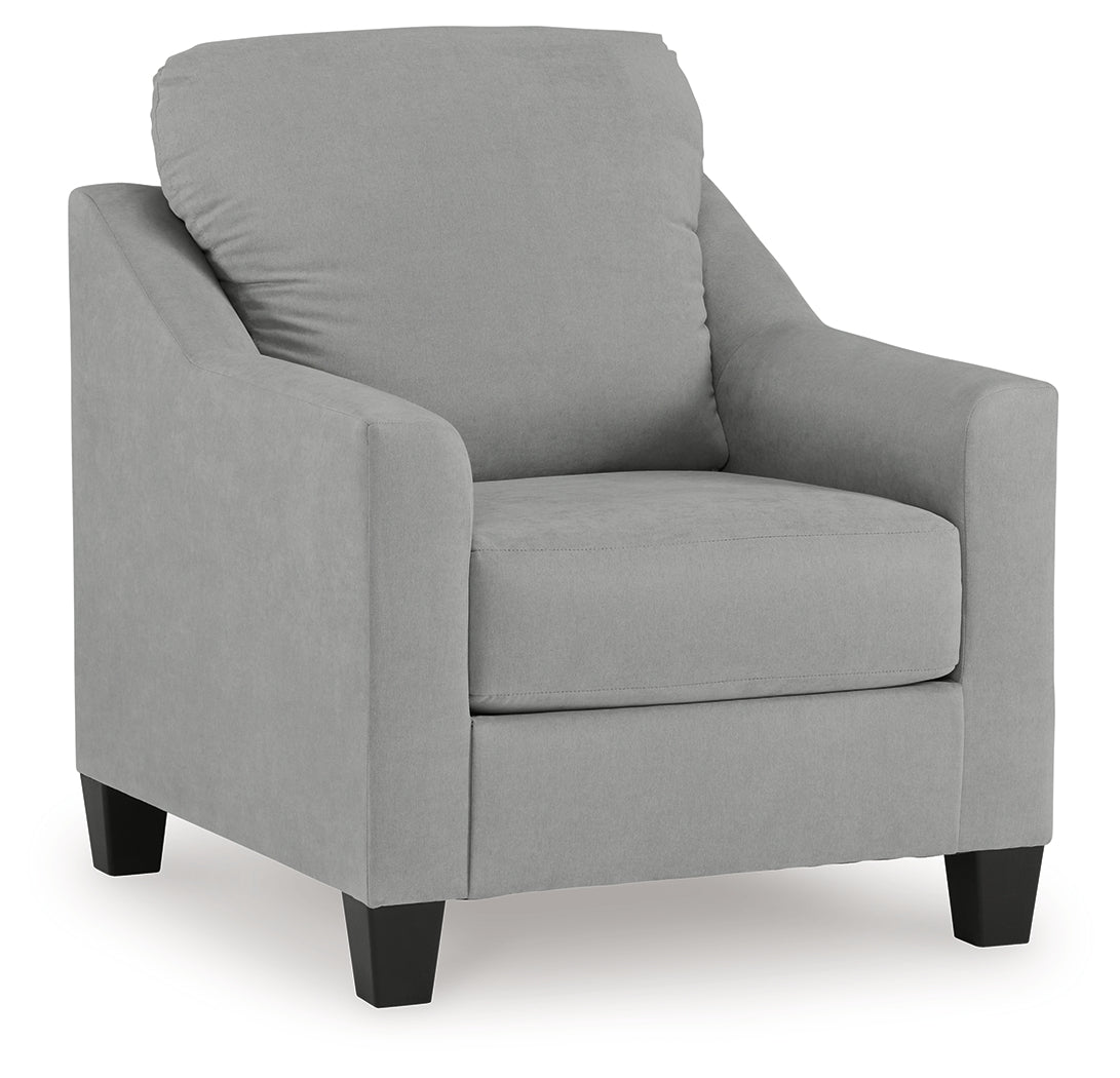 Adlai Shadow Chair & Ottoman