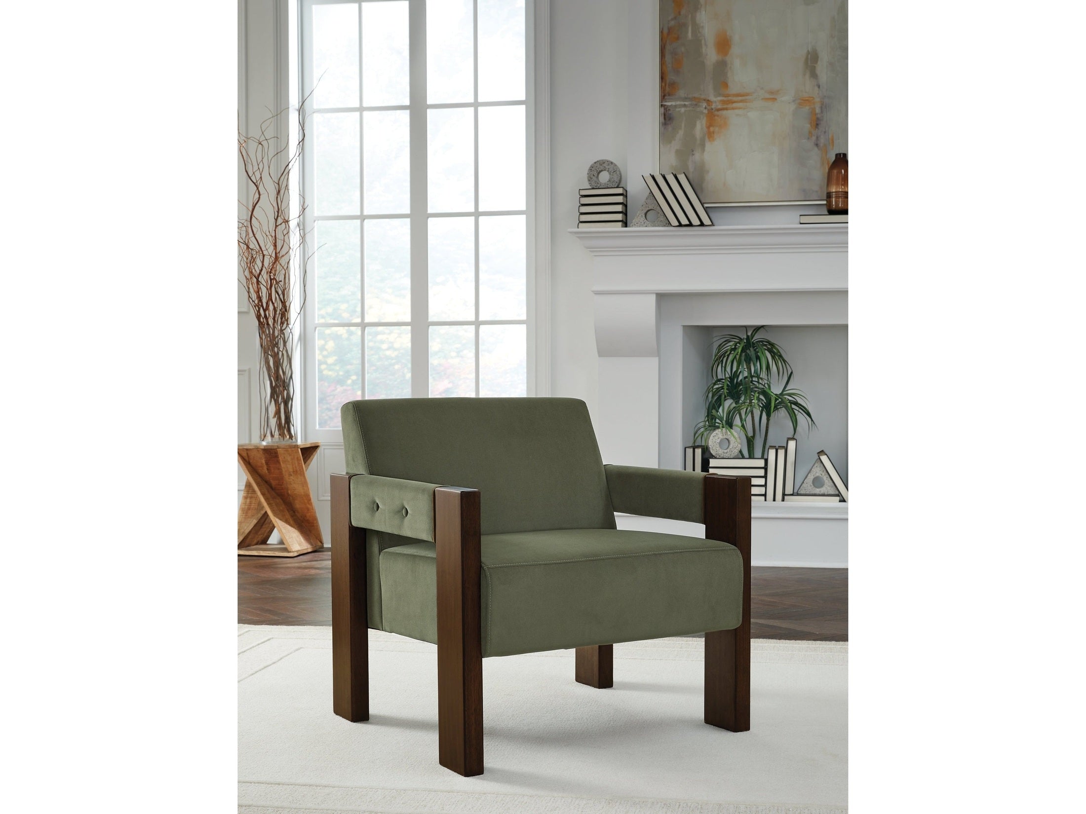 Adlanlock Olive Accent Chair