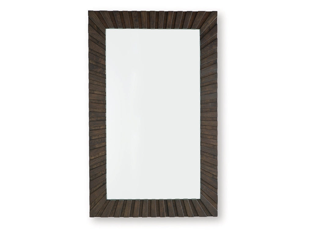 Advin Dark Brown Accent Mirror