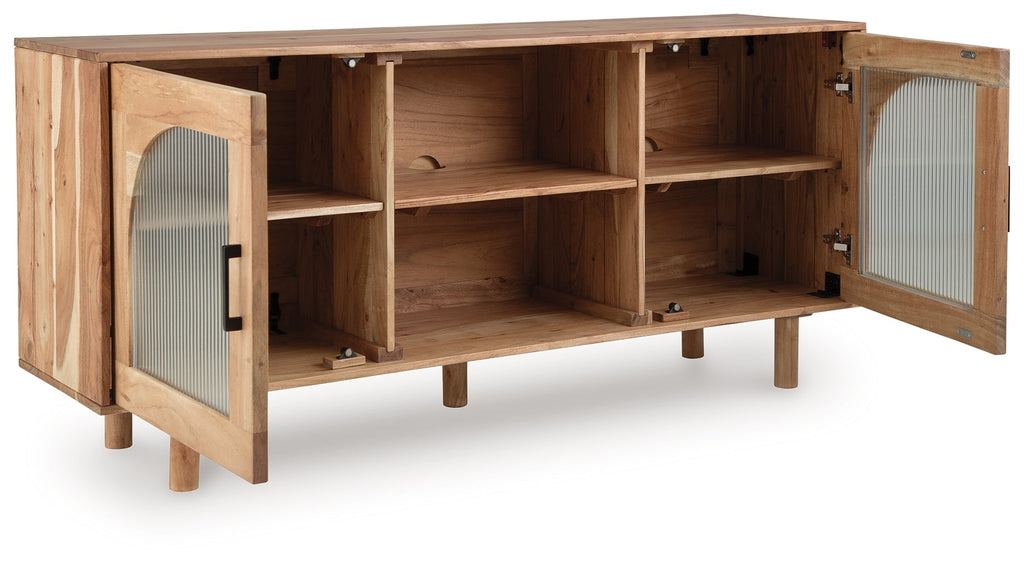 Adway Natural Brown Accent Cabinet