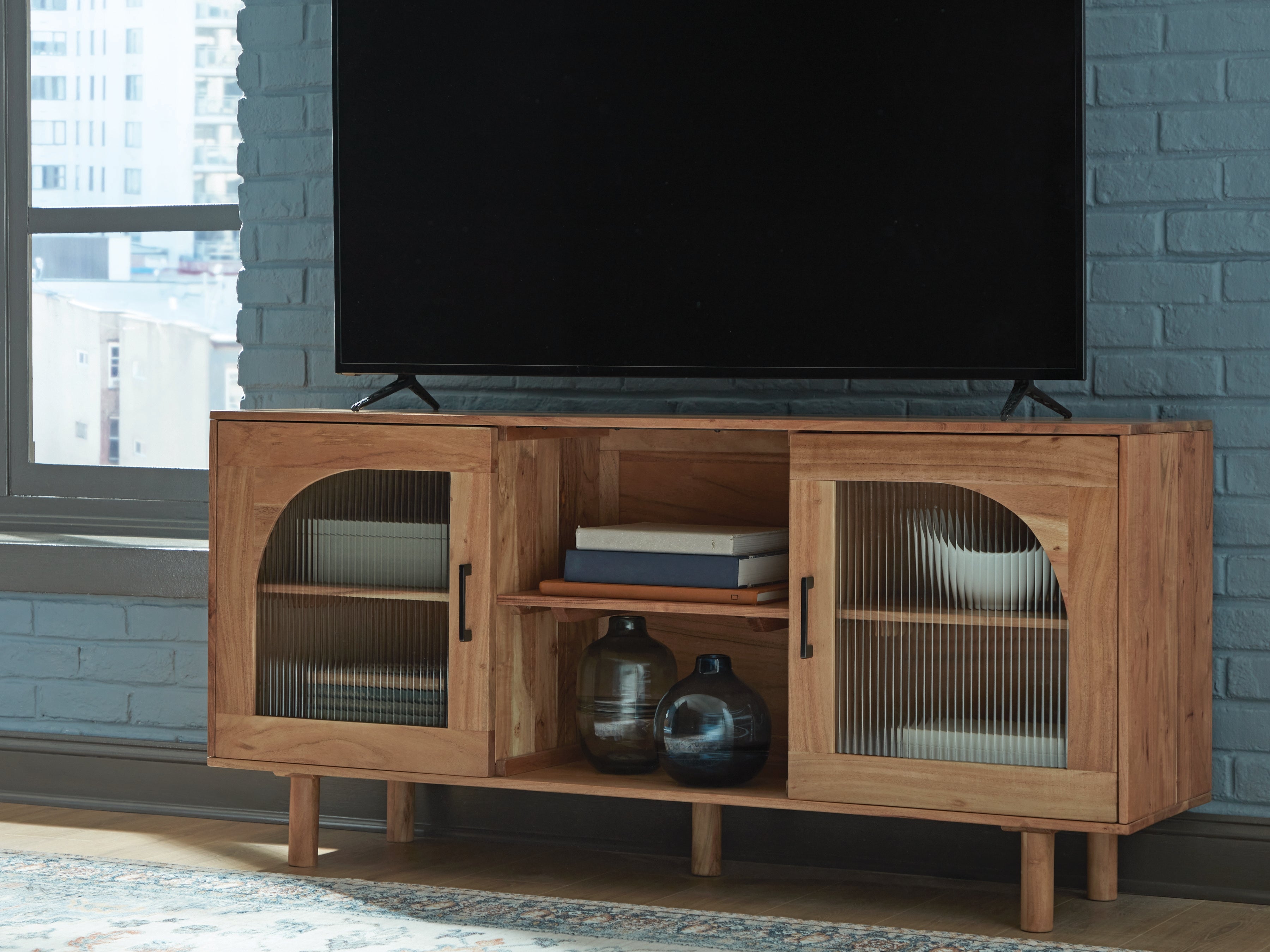 Adway Natural Brown Accent Cabinet