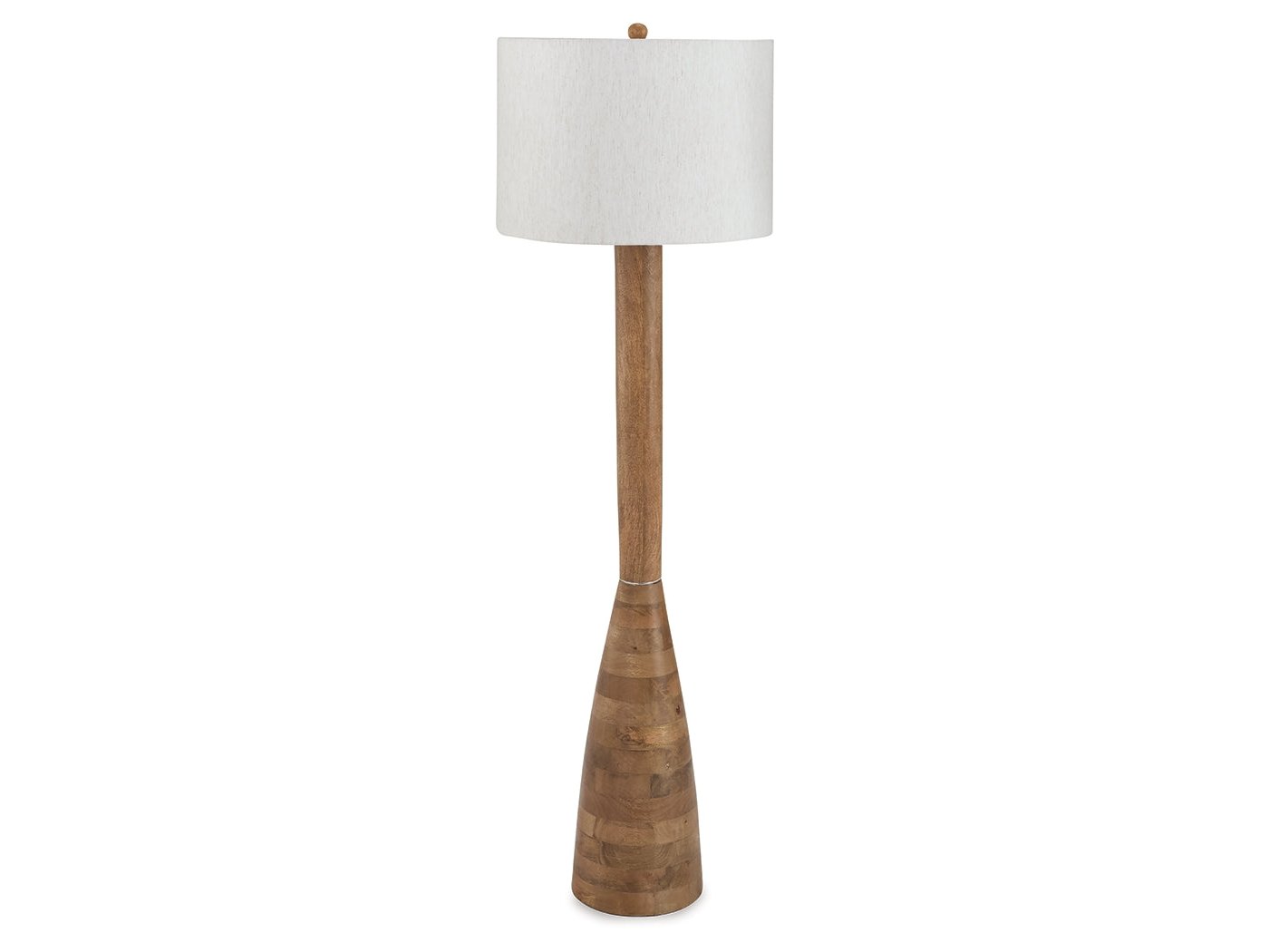 Ailsa Natural Brown Wood Floor Lamp (1/CN)