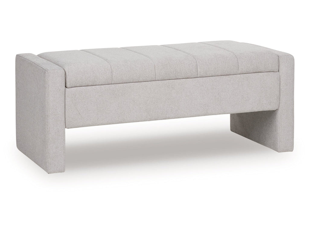 Akselman Gray Storage Bench