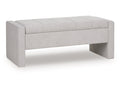 Akselman Gray Storage Bench