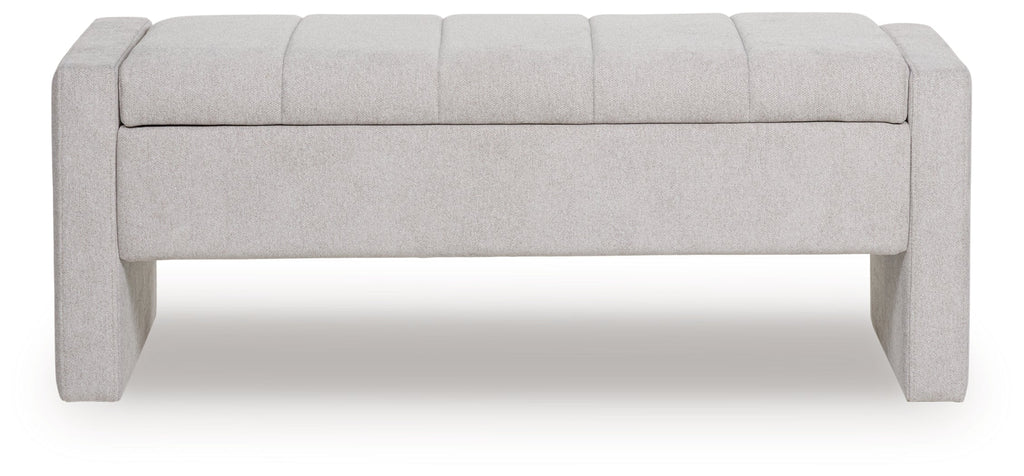 Akselman Gray Storage Bench