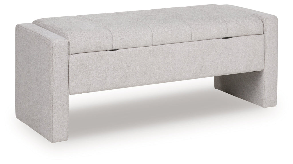 Akselman Gray Storage Bench