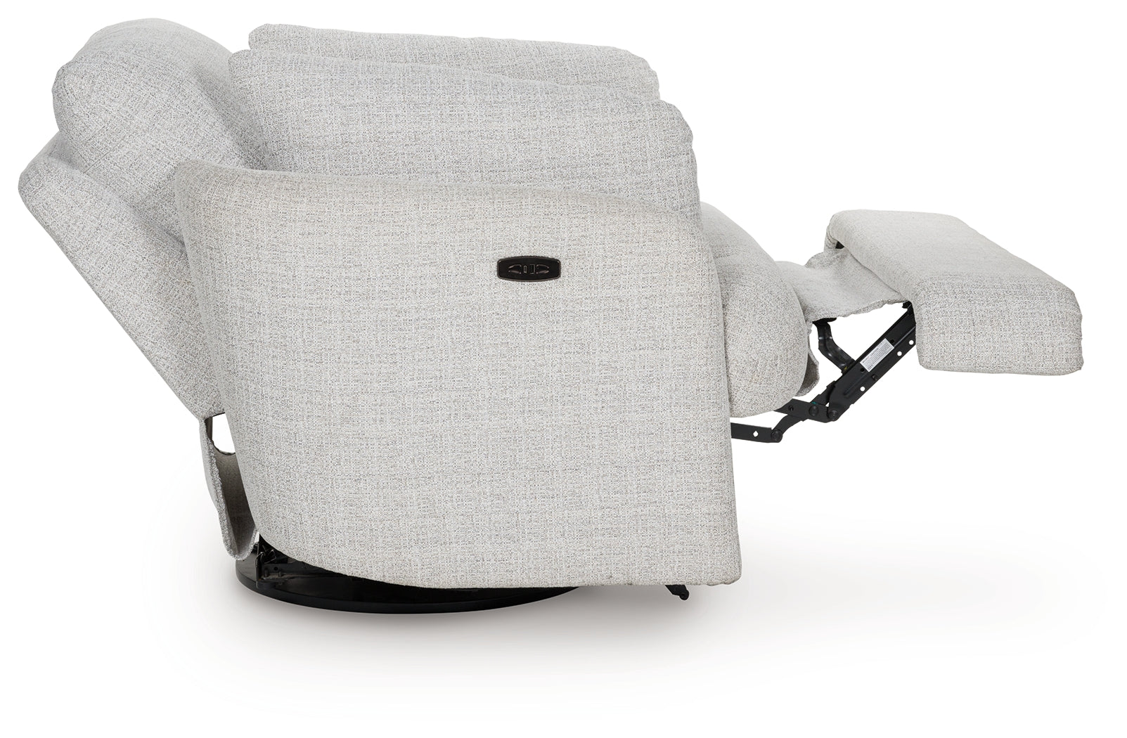 Alainmont Next-Gen Nuvella Stone Swivel Power Recliner