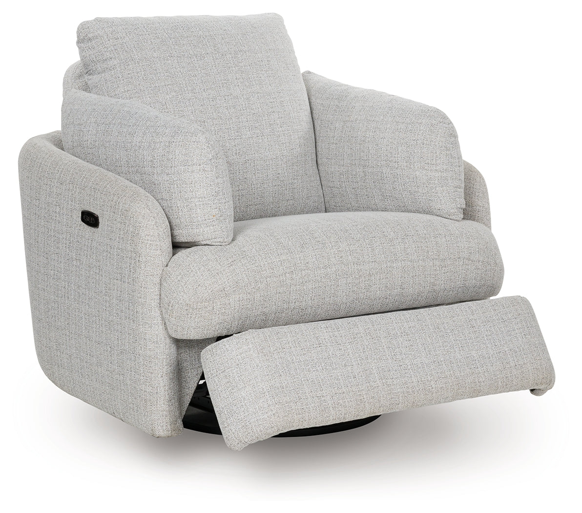 Alainmont Next-Gen Nuvella Stone Swivel Power Recliner
