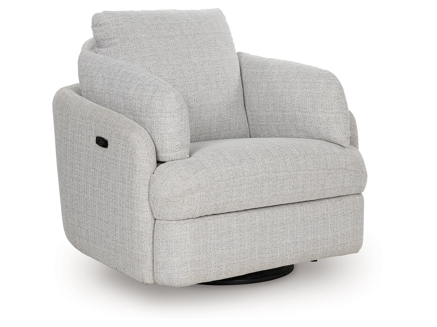 Alainmont Next-Gen Nuvella Stone Swivel Power Recliner