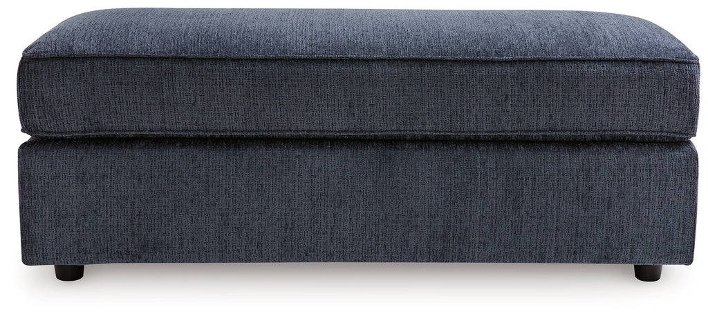 Albar Place Cobalt 2-Piece Sectional & Ottoman
