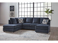 Albar Place Cobalt 2pc Sectional w/ LAF Corner Chaise