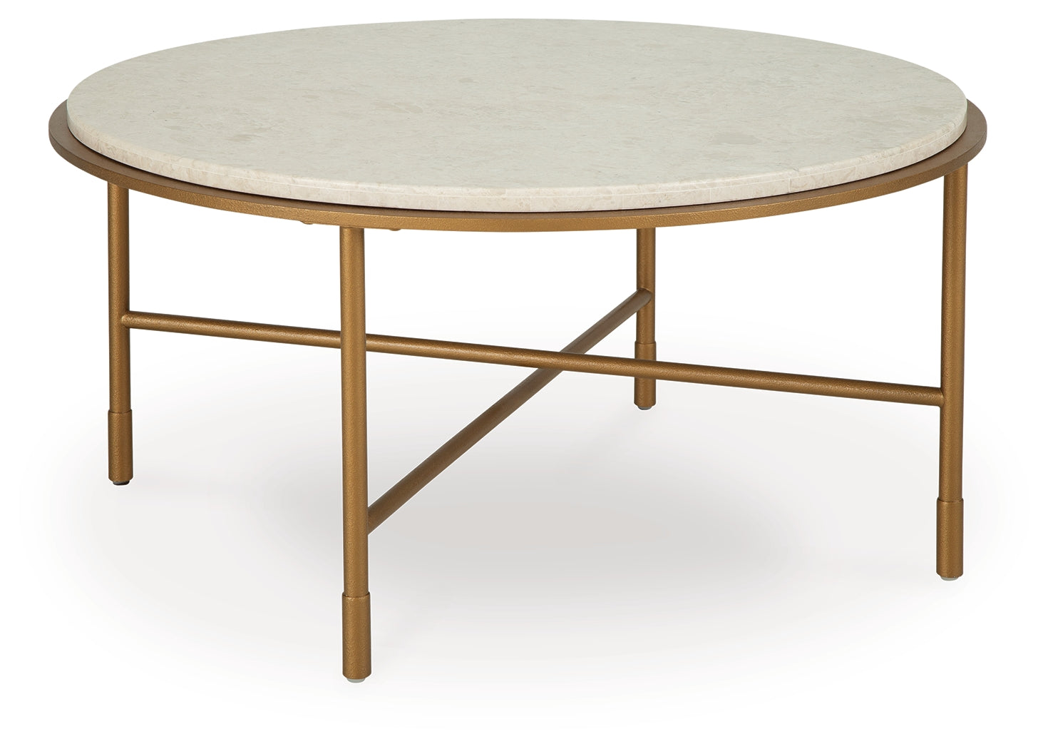 Alben Antique Gold Coffee Table