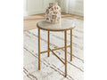 Alben Antique Gold End Table
