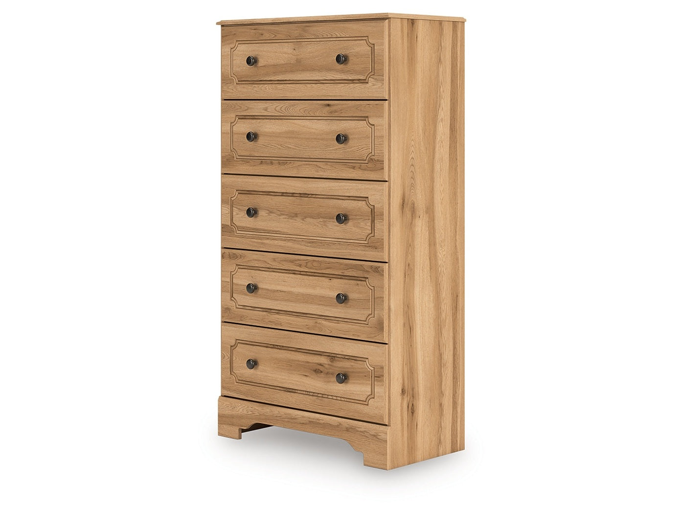 Aleaport Warm Brown Five Drawer Chest