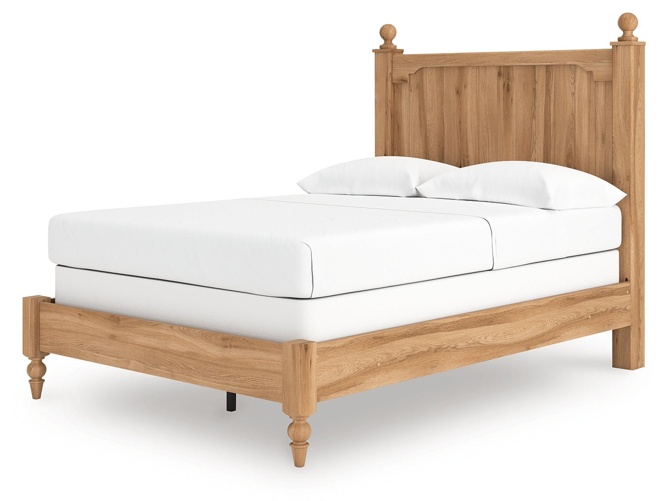 Aleaport Warm Brown Full Panel Bed