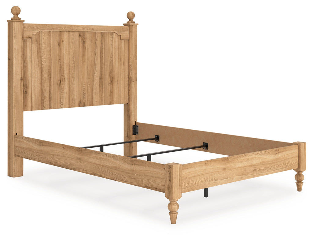 Aleaport Warm Brown Full Panel Bed